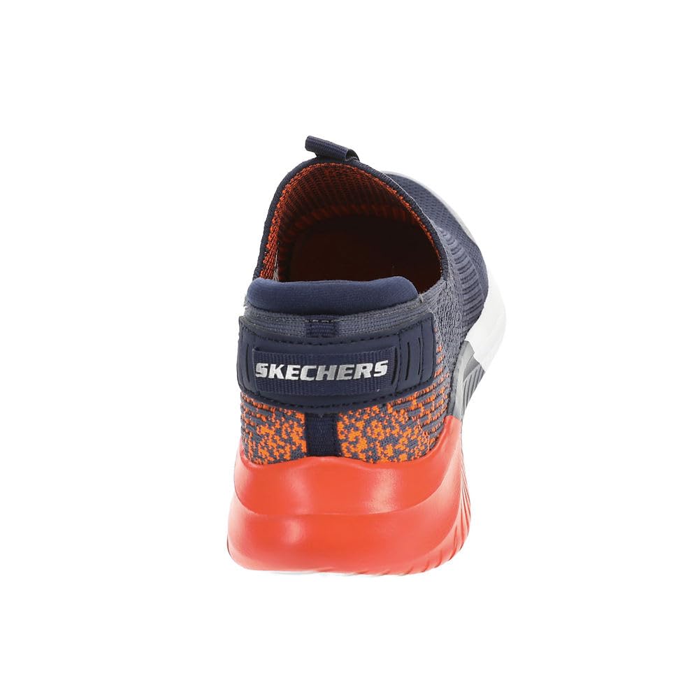 Boys Ultra Flex 3.0 Vektron Sneaker - Navy Orange