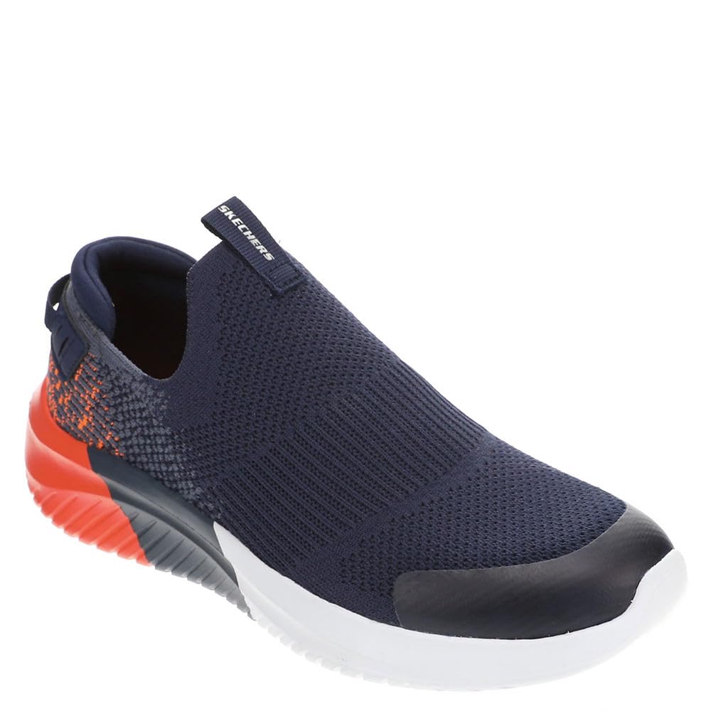 Boys Ultra Flex 3.0 Vektron Sneaker - Navy Orange