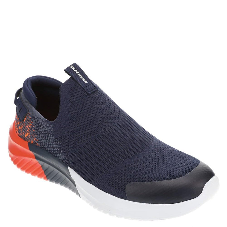 Boys Ultra Flex 3.0 Vektron Sneaker - Navy Orange
