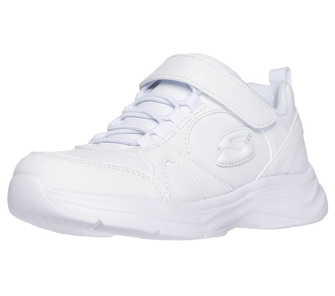 Girls Glitter Lace-Up School Sneakers for Daily Wear