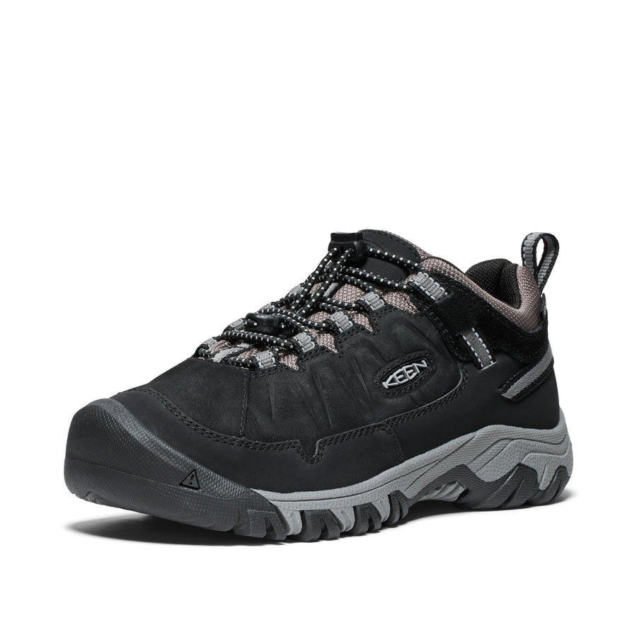 Kids Targhee 4 Waterproof Hiking Shoe - Black Grey