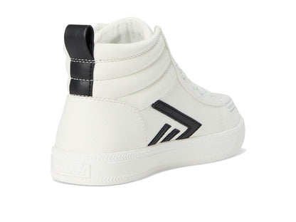 Kids High-Top Canvas Sneakers with Easy Zip Access