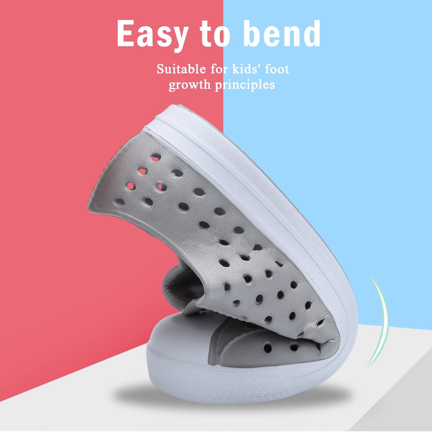 Kids Lightweight Slip-On Water Shoes for Outdoor Play