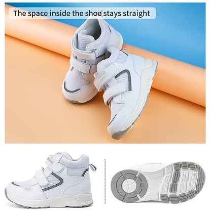 Kids Supportive High-Top Walking Sneakers for Daily Use