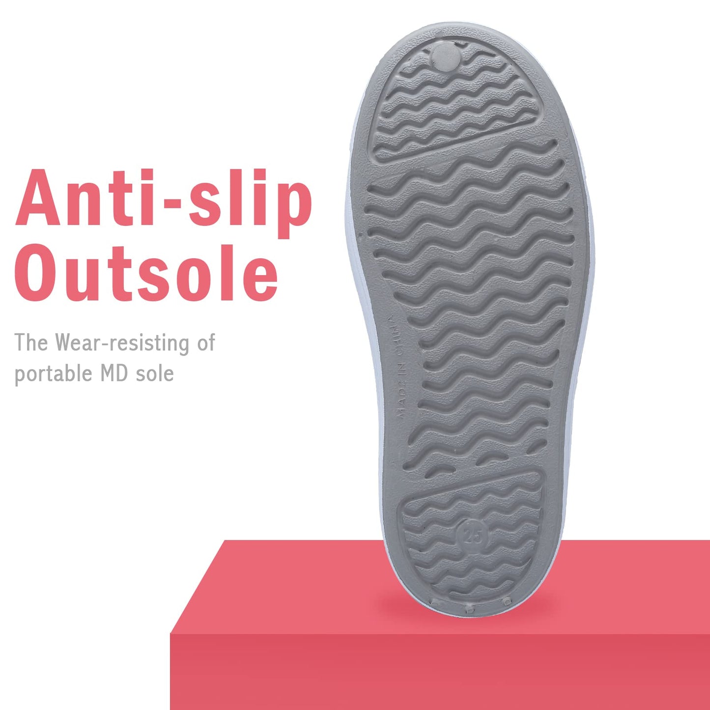 Kids Lightweight Slip-On Water Shoes for Outdoor Play