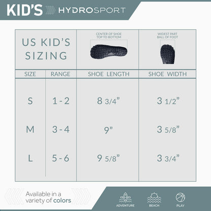 Kids Land-to-Water Sport Shoes for Beach and Swim