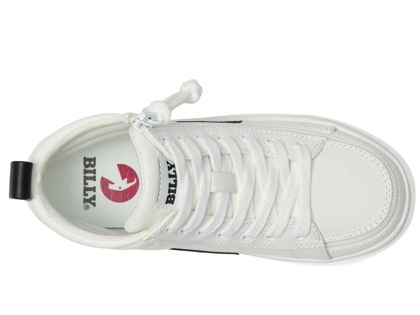 Kids High-Top Canvas Sneakers with Easy Zip Access