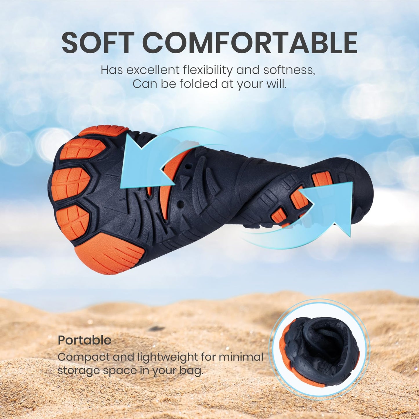 Kids Quick-Dry Barefoot Water Shoes with Wide Toe Box