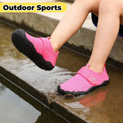 Kids Quick-Dry Barefoot Water Shoes with Wide Toe Box
