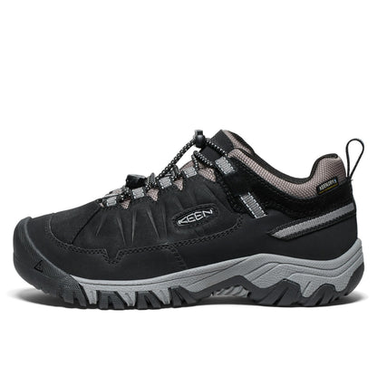 Kids Targhee 4 Waterproof Hiking Shoe - Black Grey