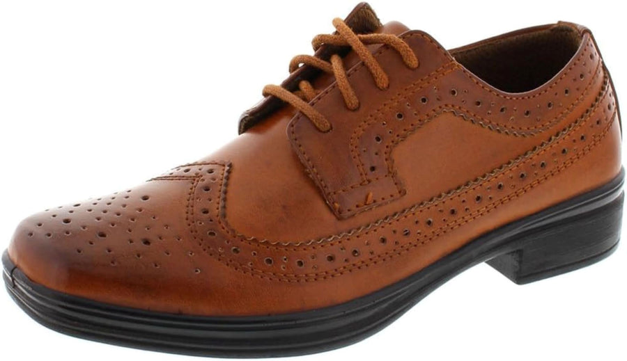 Boys Wingtip Oxford Dress Shoes for Formal Occasions