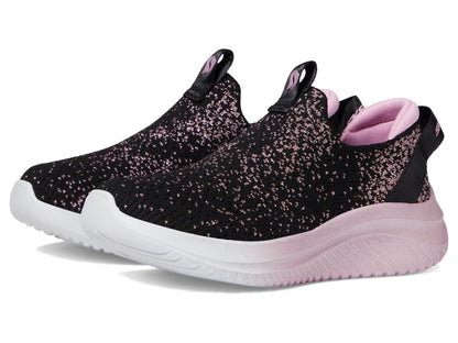 Kids Ultra Flex Slip-On Sneaker - Black Rose Gold
