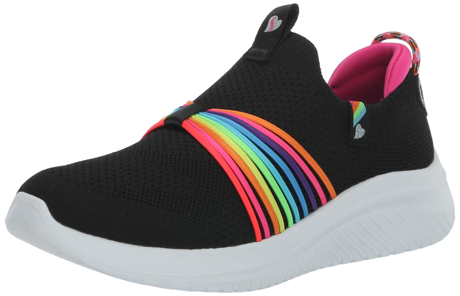 Girls Ultra Flex 3.0 Sneaker - Black Multi