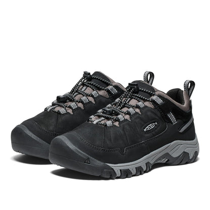 Kids Targhee 4 Waterproof Hiking Shoe - Black Grey