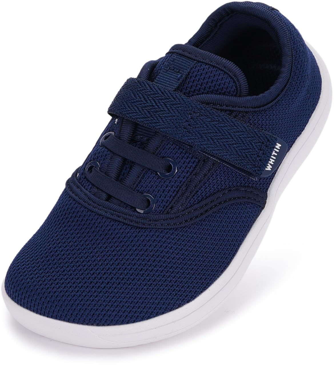 Kids Wide Toe Barefoot Sneaker - Navy Blue