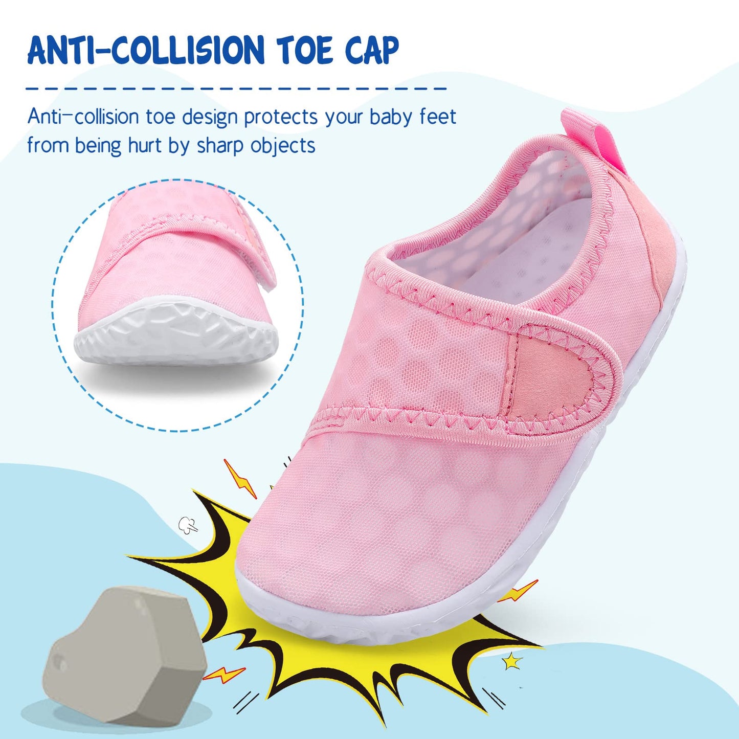 Kids Quick-Dry Barefoot Water Shoes for Beach Play