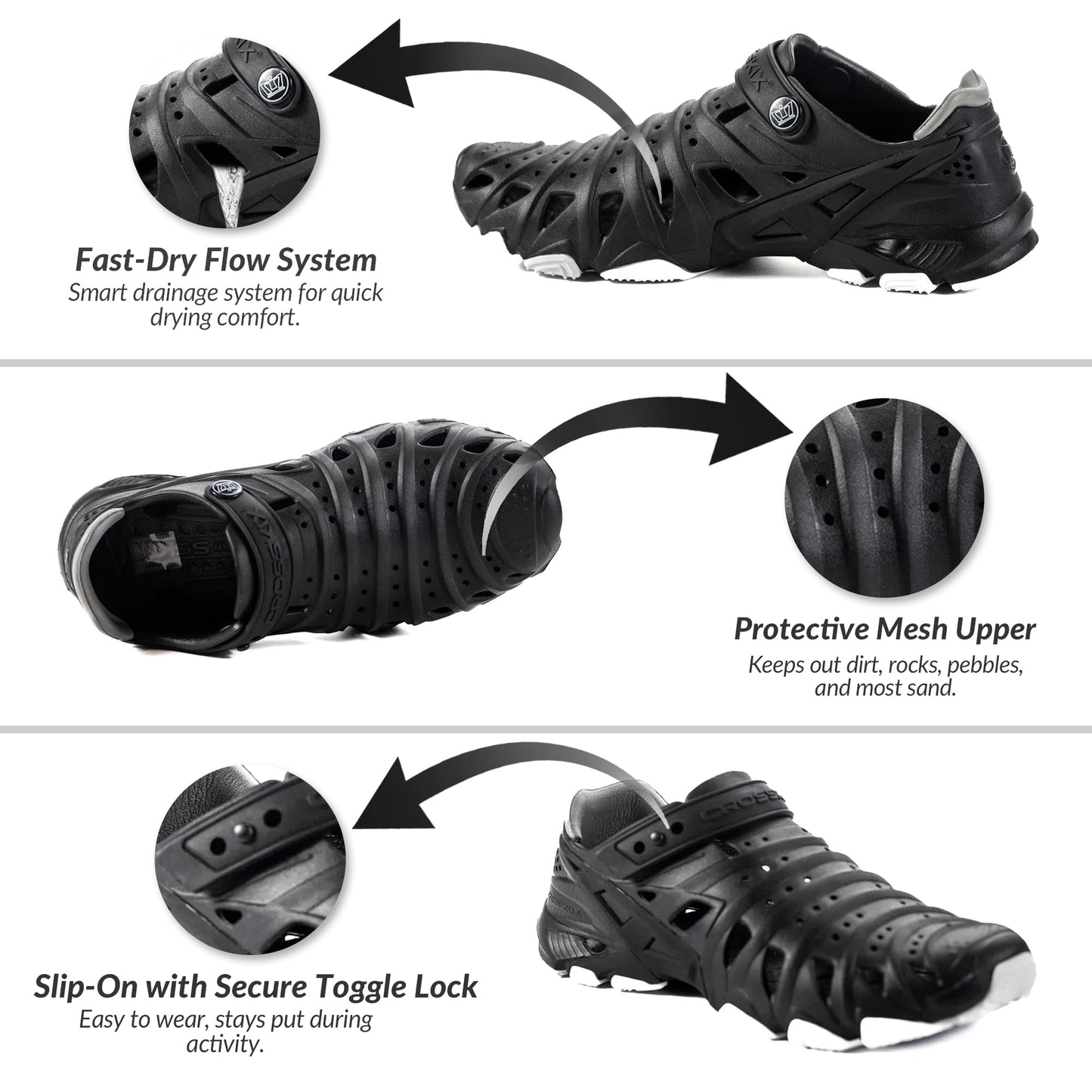 Kids Closed-Toe Water Shoes with Arch Support