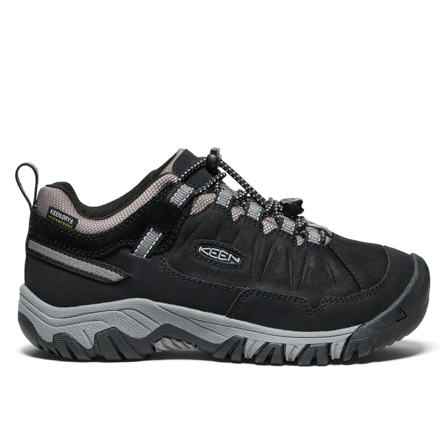 Kids Targhee 4 Waterproof Hiking Shoe - Black Grey