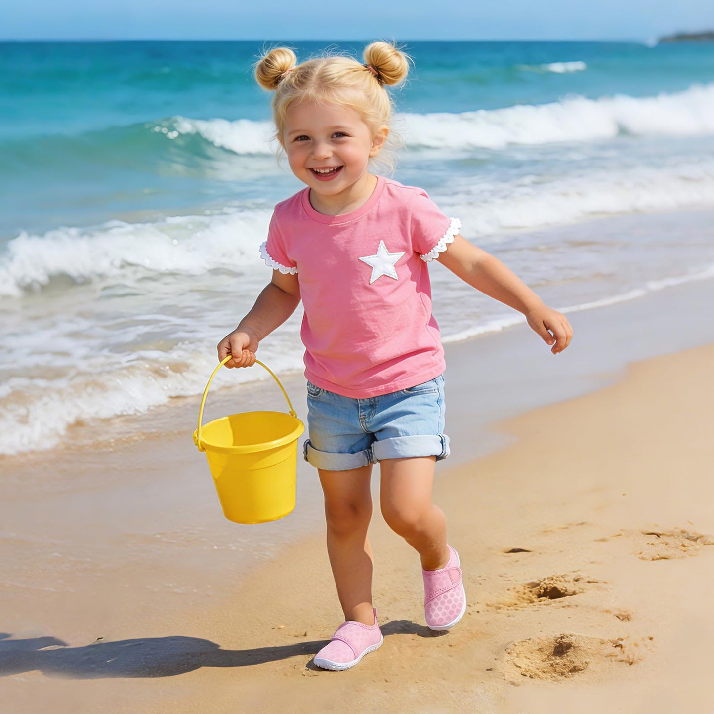 Kids Quick-Dry Barefoot Water Shoes for Beach Play