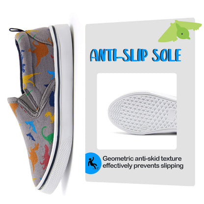 Kids Canvas Slip-On Sneaker - Casual Walking Shoe
