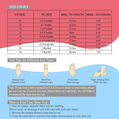 Kids Lightweight Slip-On Water Shoes for Outdoor Play