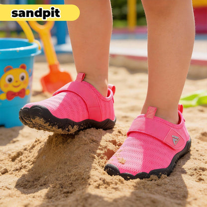 Kids Quick-Dry Barefoot Water Shoes with Wide Toe Box