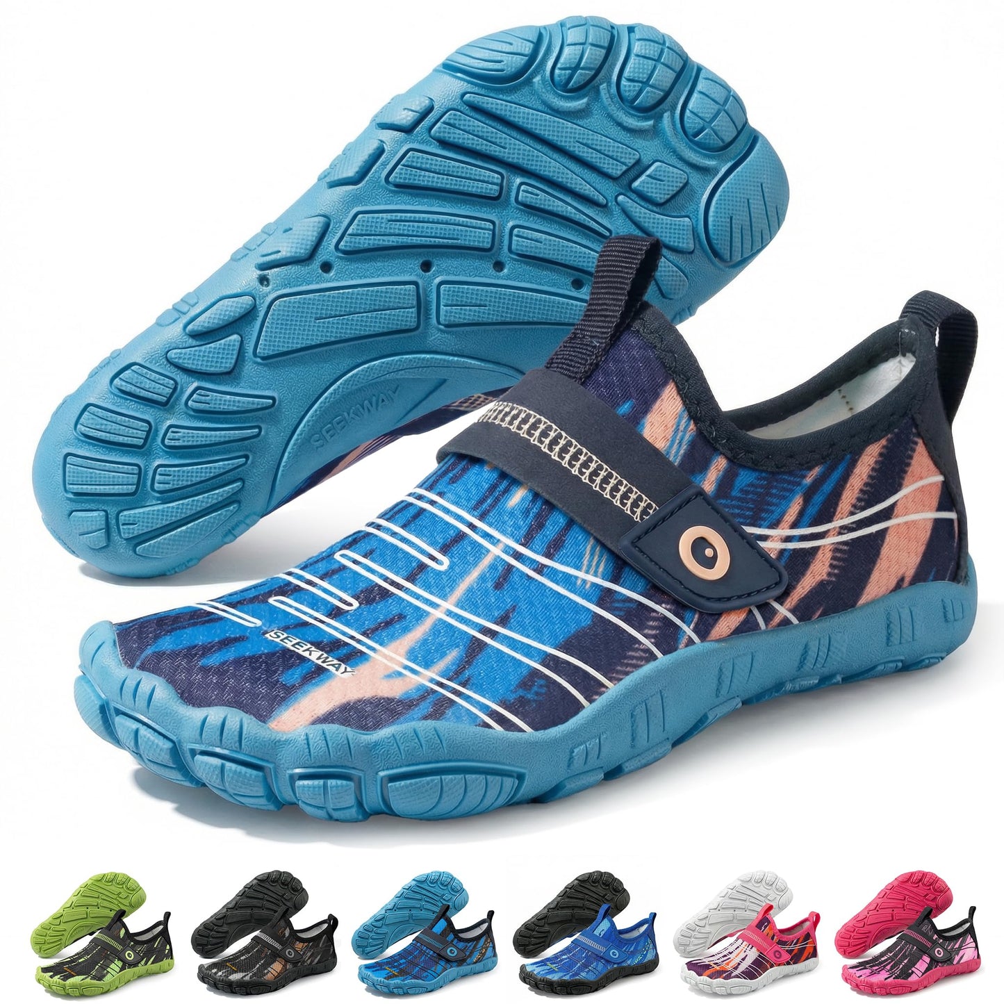 Kids Wide Toe Quick-Dry Water Shoes for Outdoor Play