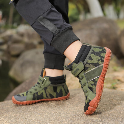 Kids Barefoot High-Top Hiking Sneakers for Active Play