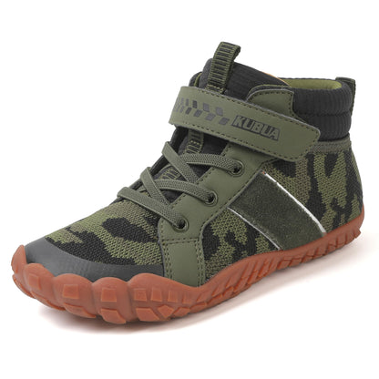 Kids Barefoot High-Top Hiking Sneakers for Active Play