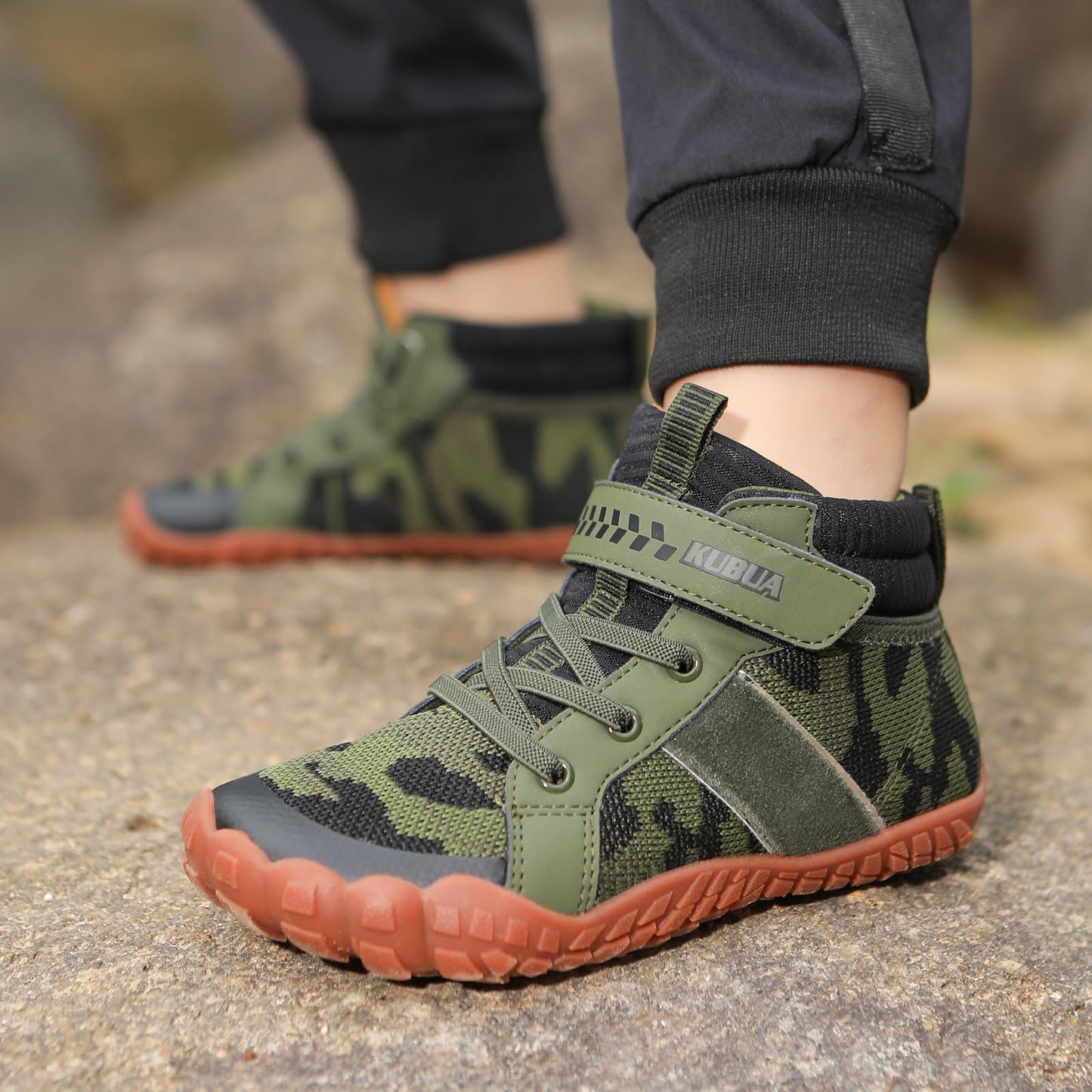 Kids Barefoot High-Top Hiking Sneakers for Active Play