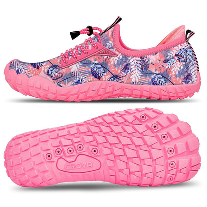 Kids Quick-Dry Barefoot Water Shoes with Heel Grips