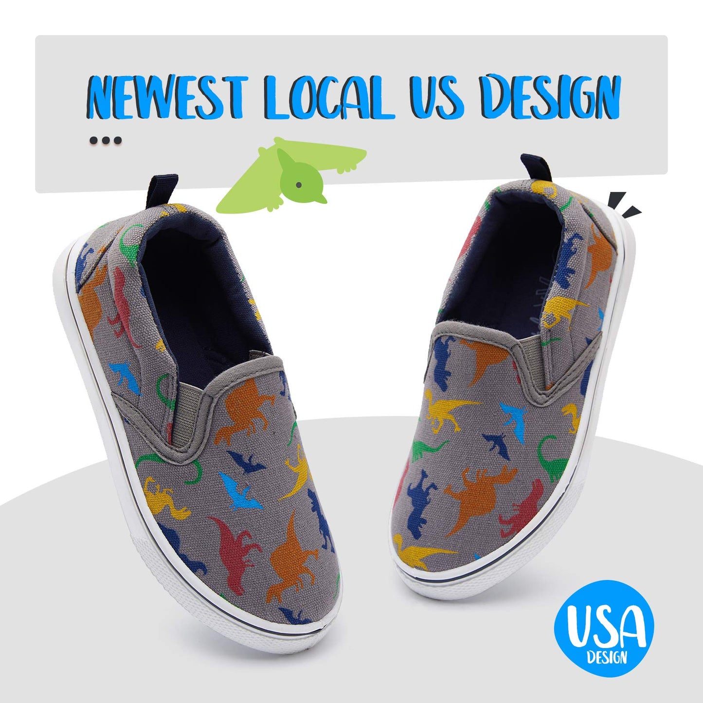 Kids Canvas Slip-On Sneaker - Casual Walking Shoe