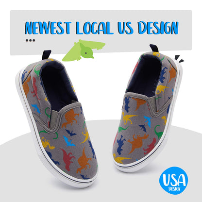 Kids Canvas Slip-On Sneaker - Casual Walking Shoe