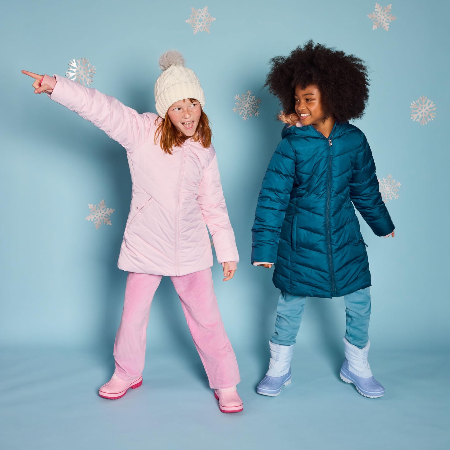 Kids Waterproof Snow Boot - Cotton Candy Pink