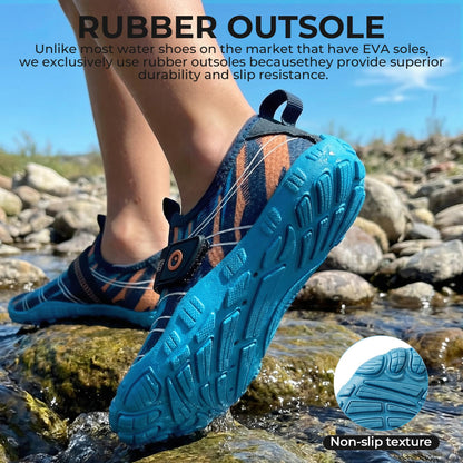 Kids Wide Toe Quick-Dry Water Shoes for Outdoor Play