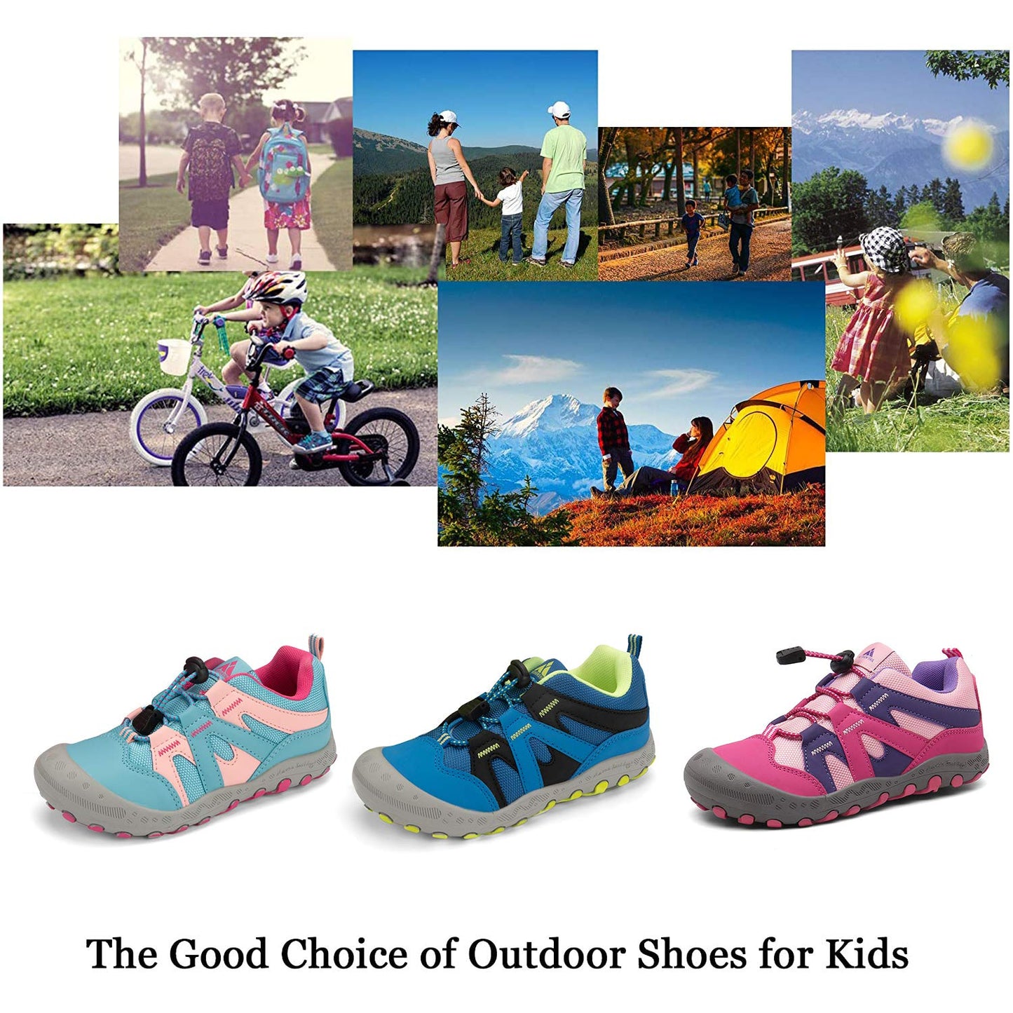 Kids Outdoor Trail Hiking Shoe - Trekking Sneaker