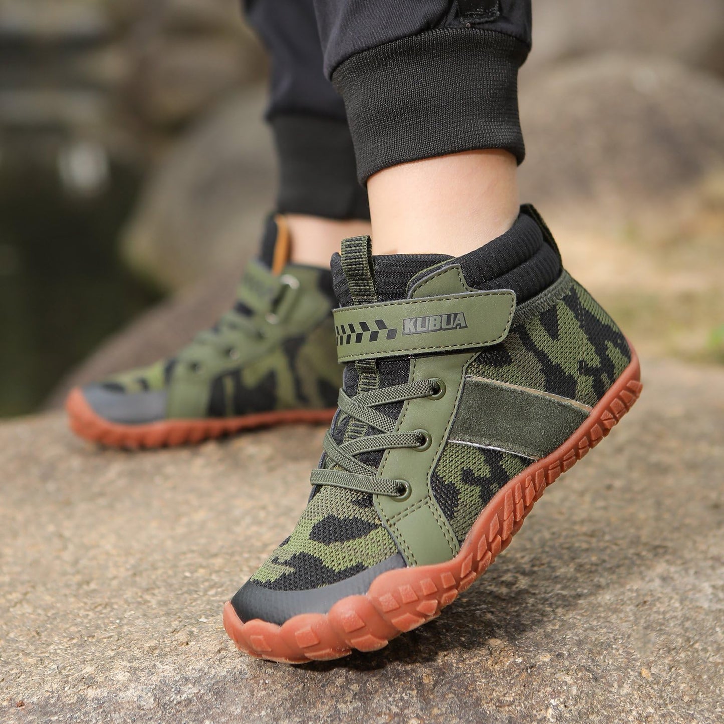 Kids Barefoot High-Top Hiking Sneakers for Active Play